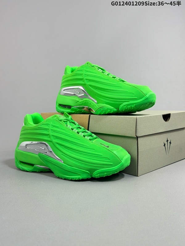 25036-45半 NOCTA x Nike Hot Step Air Terra 2 耐克 低帮 绿银3M反光 男女同款舒适百搭防滑耐磨低邦复古篮球鞋货号DZ7293-900