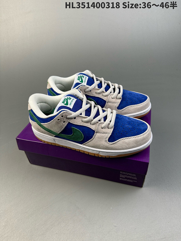 140 耐克Nike SB Dunk Low 扣篮系列 复古低帮休闲运动滑板板鞋货号HF3704-001 编码 HL351400318 Size:3646半