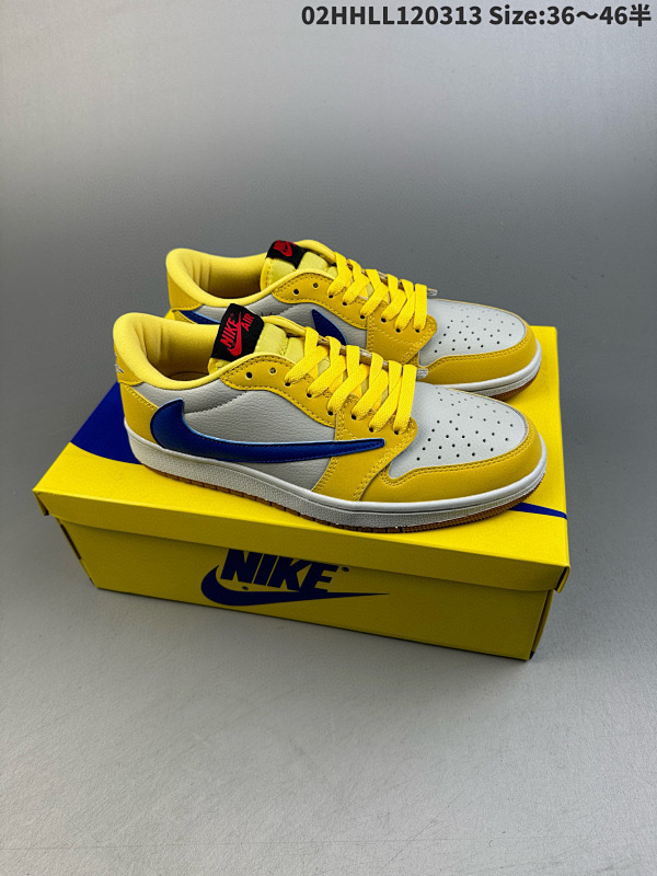 120真标带半码 Travis Scott x Air Jordan 1 Low "02HHLL120313 Size:3646半货号DZ4137-700