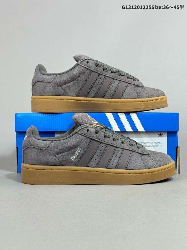 12036-45半  Adidas Originals Campus 00s 学院系列面包风经典复古低帮百搭休闲运动板鞋 货号IH2661