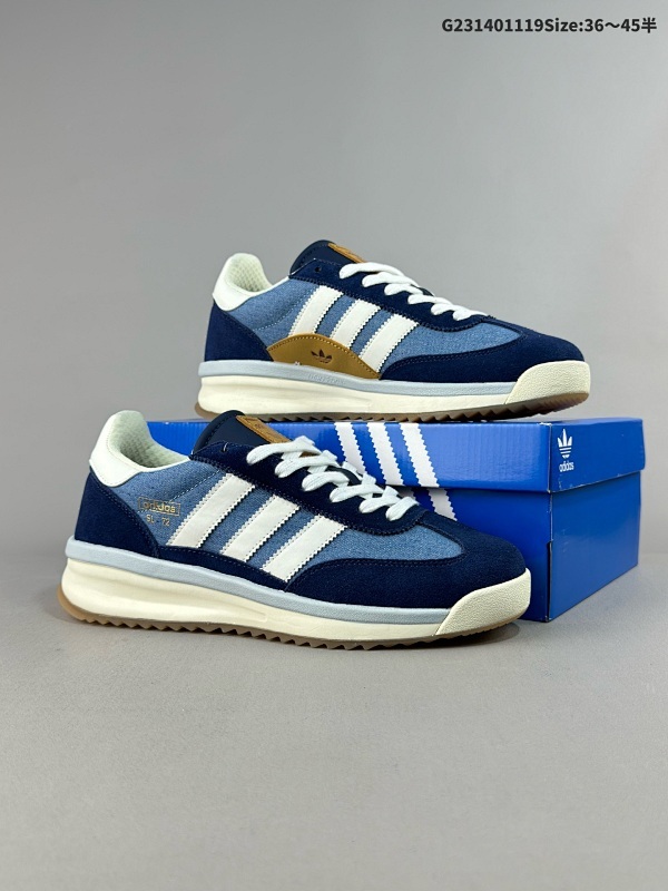 14036-45半 adidas originals SL 72 RS 复古单品 原装级adidas originals SL 72 RS 防滑 低帮 生活体闲鞋 男女同款货号JI2506