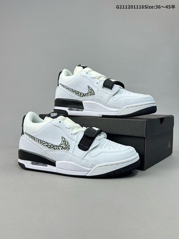 12036-45半 三合一最强合体多种新配色回归!耐克Nike Air Jordan Legacy 312 LowWhite/Grey Fog/Blue/Red货号:CD7069-110