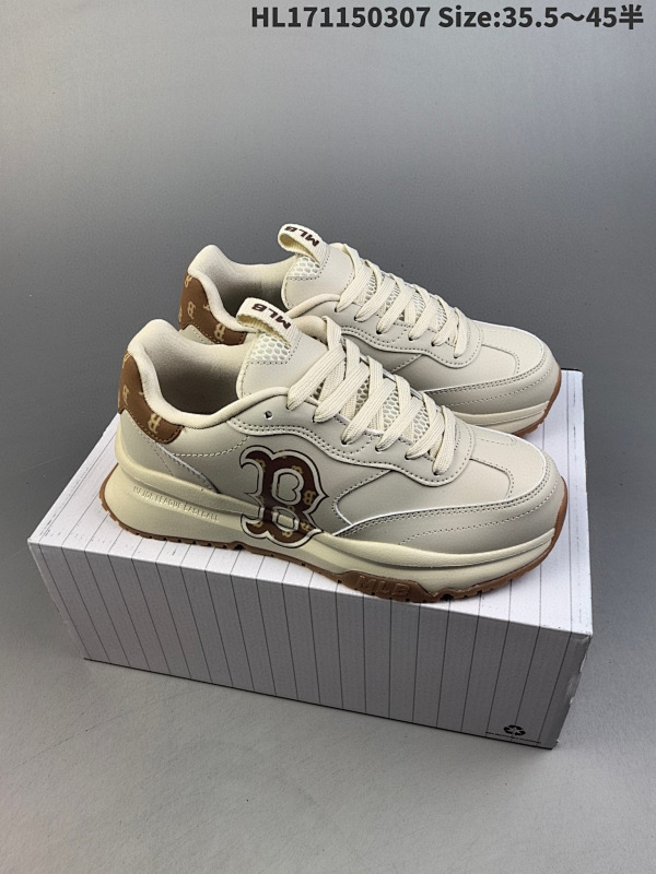 115 MLB老爹鞋 MLB Big Ball Chunky 复古印花 防滑减震 低帮 老爹鞋 男女同款 货号3ASHBWM4NGP141编码HL171150307 Size:35.545半