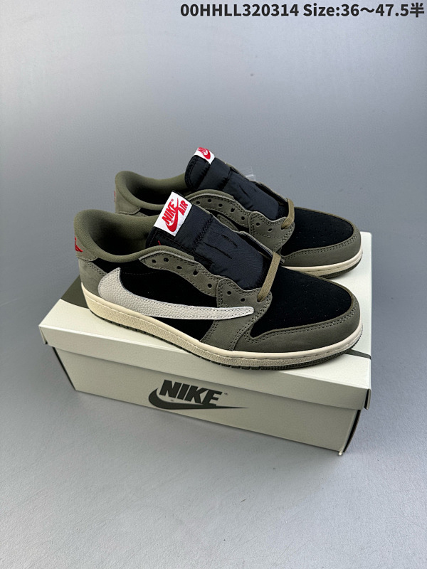 300公司级 Travis Scott x Air Jordan 1 Low OG00HHLL320314 Size:3647.5半货号DM7866-002