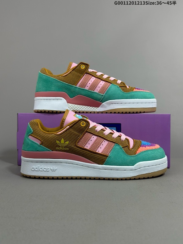 12036-45半 阿迪达斯 Adidas Forum 84 Low OG Bright Blue 白蓝 低帮百搭潮流休闲运动板鞋 货号:IE8467