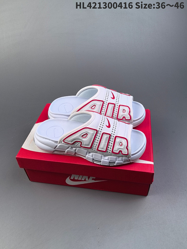 130 NIKE AIR MORE Uptempo Slide皮蓬拖鞋 FN3437-161以流行于街头的涂鸦文化为设计灵感IDHL421300416 Size:3646
