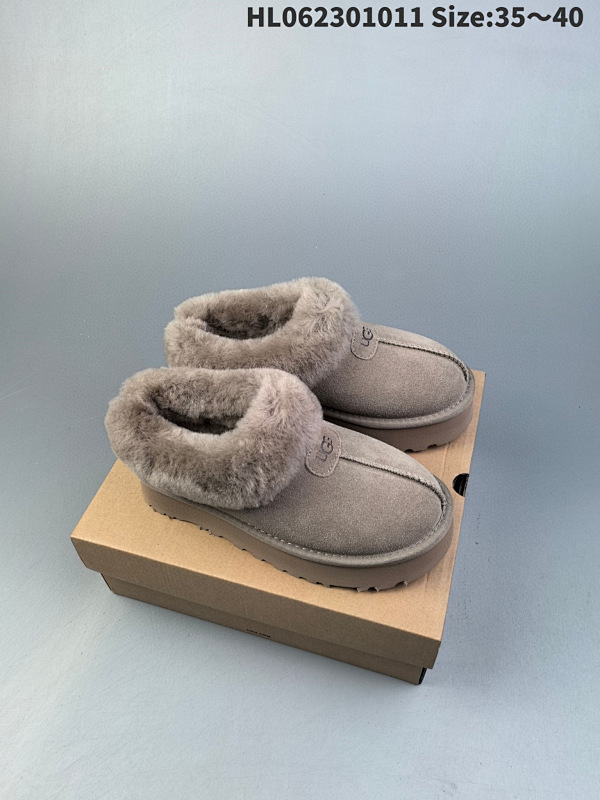 230 UGG/雪地靴 女鞋广东原产采用TPU模压鞋面内嵌人造卷曲羊毛编码HL062301011 Size:3540