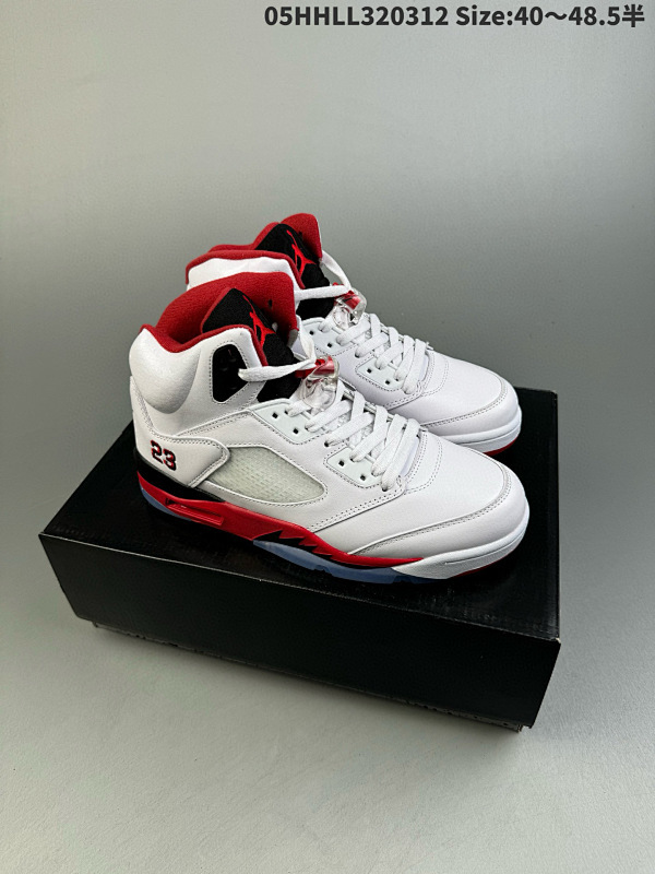 350纯原版本 Air Jordan 5 Retro "Sail" 高帮 05HHLL320312 Size:4048.5半货号DD0587-110