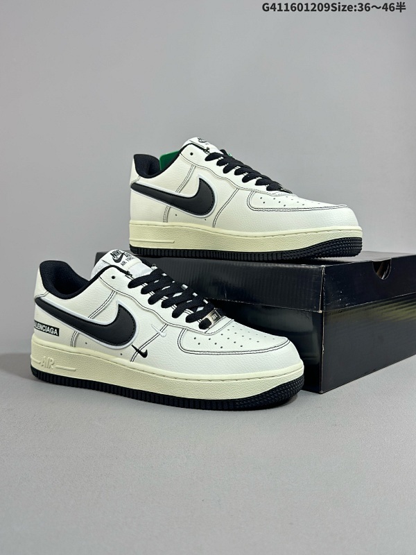 16036-46半 耐克Nike AIR FORCE 107 空军一号低帮百搭休闲运动板鞋