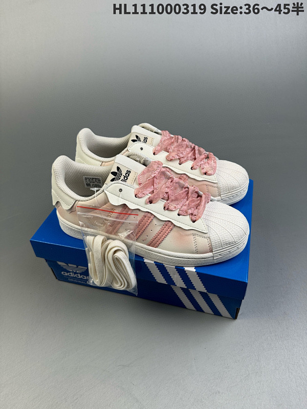 100 真标阿迪达斯Adidas三叶草 Originals SuperstarID: HL111000319 Size:3645半货号:GW4441