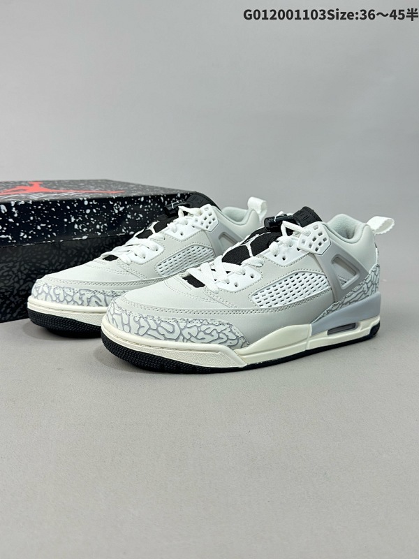 20036-45半 Air Jordan 3.5 Spizike Low 低帮 灰色 AJ3.5 乔丹3.5代 aj3.5 乔3.5 低邦 灰色斯派克李货号HQ1191-011
