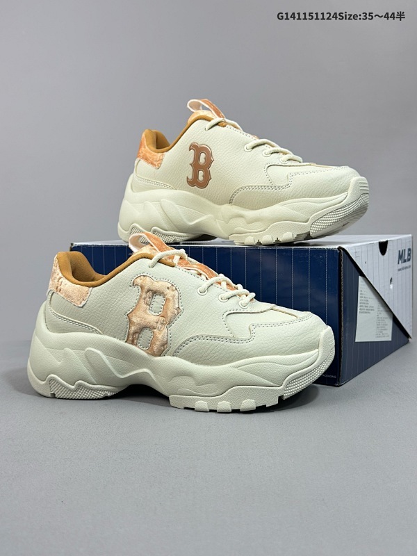 11535.5-44半 Boston Red x MLB Big Ball Chunky MONO LT 厚底莫诺系列洋基队复古老爹风休闲运动慢跑鞋款号3ASHWVM4643BRS