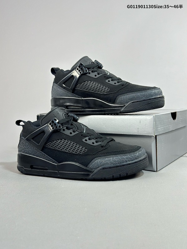 19035.5-46半 Air Jordan 3.5 Spizike Low "Black" 低帮 黑武士 AJ3.5 乔丹3.5代 aj3.5 乔3.5 低邦货号FQ1759-001