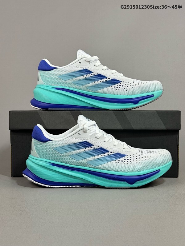 15036-45半 公司级阿迪达斯 ADIDAS SUPERNOVA RISE SHOES 防滑耐磨厚底增高老爹鞋货号ID3599