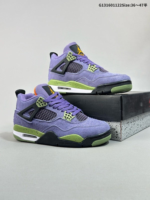 16036-47半 耐克 新款 Nike Air Jordan 4 Retro OG 中帮 迈克尔乔丹AJ4代乔4 复古休闲运动文化篮球鞋货号AQ9129-500
