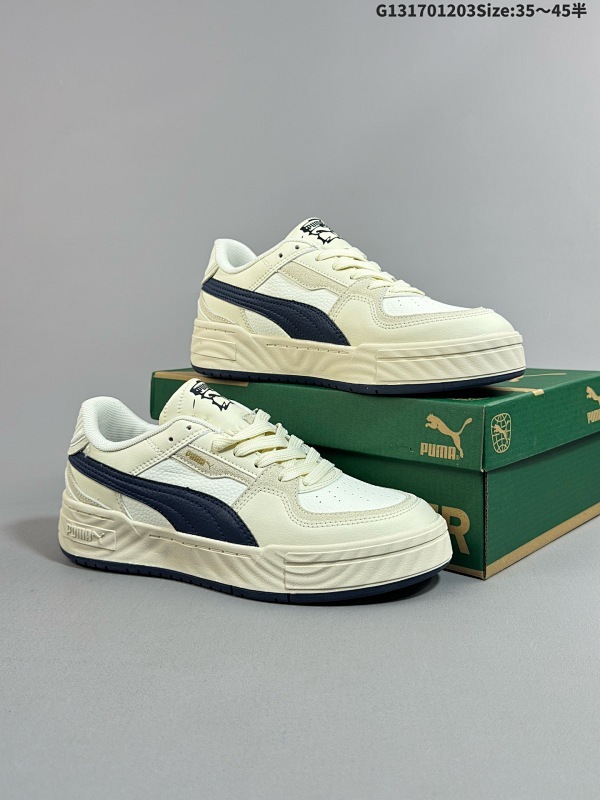 17035.5-45半 公司级PUMA Ca Pro 合成革牛剖层革头层牛皮 舒适 低帮 彪马板鞋 货号:395773-02