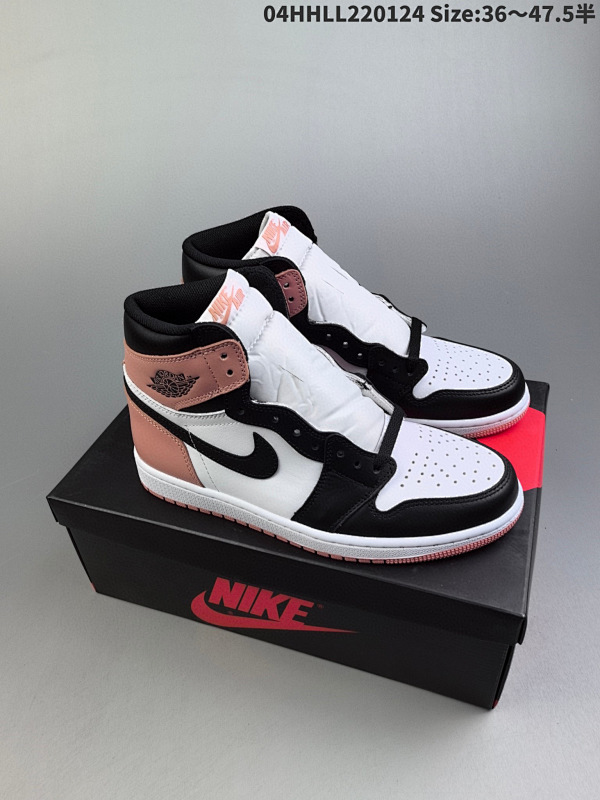 240头层带半码 Air Jordan 1 Retro High "Rust Pink" 高帮04HHLL220124 Size:3647.5半货号861428-101