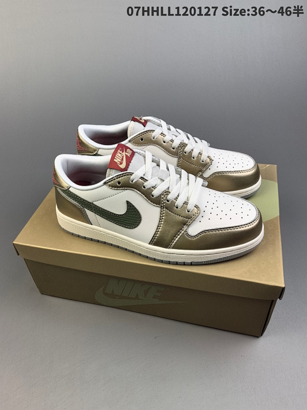 170头层带半码 Air Jordan 1 Low "Chinese New 07HHLL120127 Size:3646半货号FQ6593-100