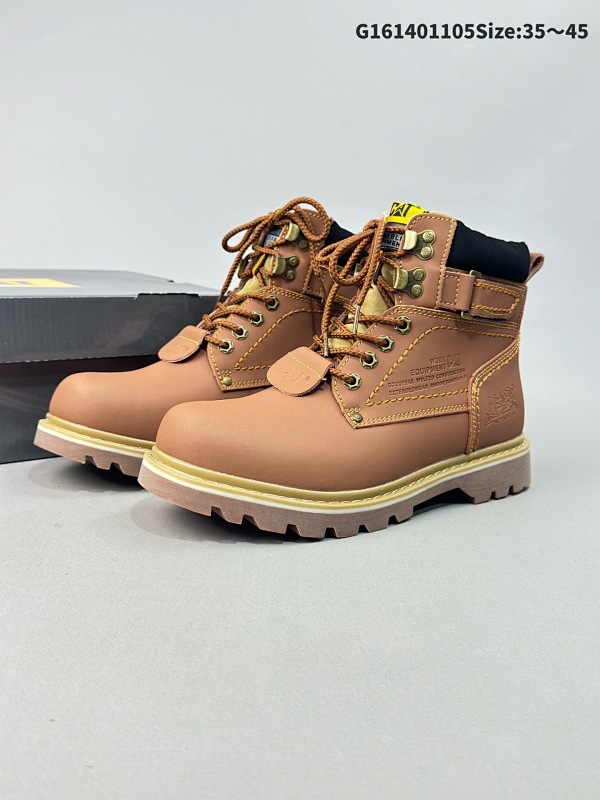 14035-45偏大1码 CAT FOOTWEAR/ CAT 卡特工装 休闲复古男女款鞋系列靴子 中高帮马丁靴 新款潮板鞋