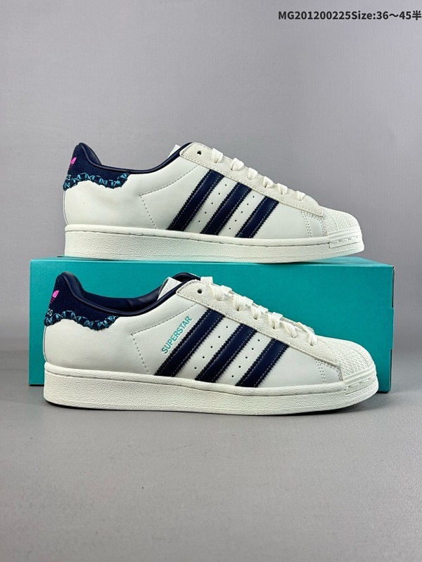12036-45半 阿迪达斯 ADIDAS SUPERSTAR 三叶草经典贝壳头系列货号ID1139