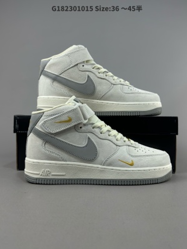 公司级Nike Air Force 1 Mid 07  原楦头原纸板 打造纯正中帮空军版型官方货号:KG3031-012