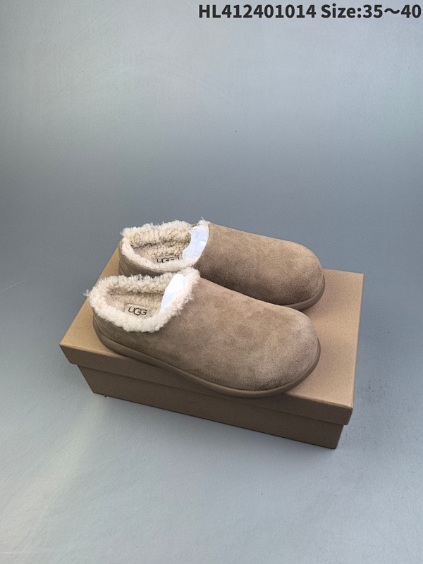 240 UGG 棉拖 雪地靴 俏皮可爱的百变造型 美国轻奢品牌UGG 平底系列冬季羊毛编码HL412401014 Size:3540