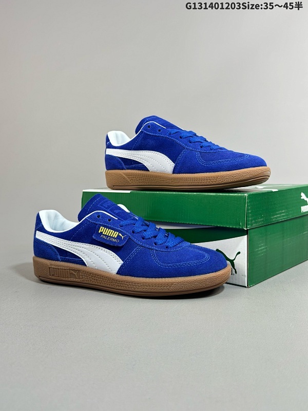 14036-45半 公司级PUMA Ca Pro 合成革牛剖层革头层牛皮 舒适 低帮 彪马板鞋 货号:384363 04