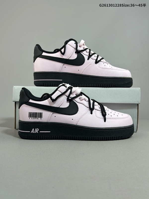 13036-45半 公司级NIKE AIR FORCE 1'07 LV8 原楦头原纸板 打造纯正低帮空军版型 专注外贸渠道 全掌内置蜂窝气垫货号:DD8959-001