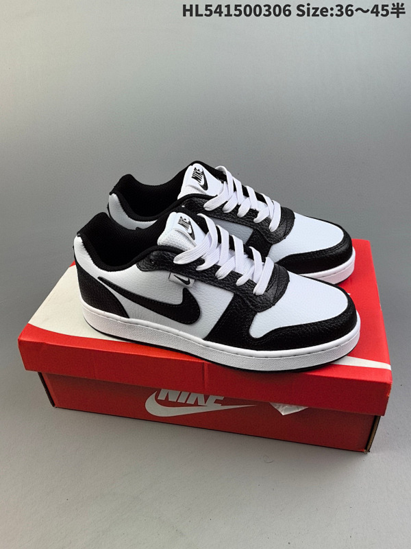 150 Nike Ebernon Low PRM 黑白灰熊猫男复古低帮休闲板鞋 AQ1774-102 编码HL541500306 Size:3645半