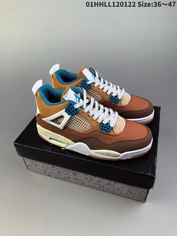 110 Air Jordan 4 Retro "Cacao Wow01HHLL120122 Size:3647货号FB2214-200