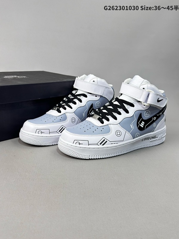 23036-45半 耐克Nike AIR FORCE 107 空军一号低帮百搭休闲运动板鞋货号:CW2288-115