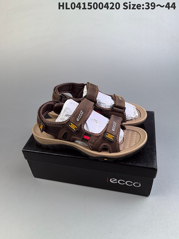 150 爱步ECCO 比亚里茨系列凉鞋 沙滩户外透气轻便防滑休闲凉鞋男士凉拖鞋 HL041500420 Size:3944