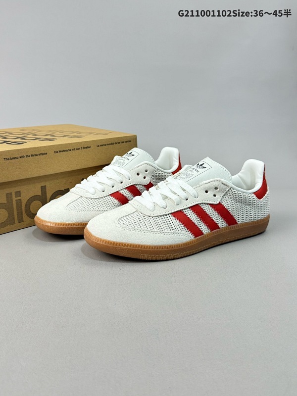 10036-45半 阿迪达斯 德训鞋 ADIDAS ORIGINALS SAMBA OG SHOES 经典运动鞋小白鞋T头鞋货号IG1379