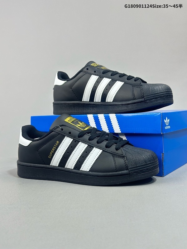 9035-45半 阿迪达斯Adidas三叶草 Originals Superstar贝壳头系列低帮经典百搭休闲运动板鞋 货号:EG4959