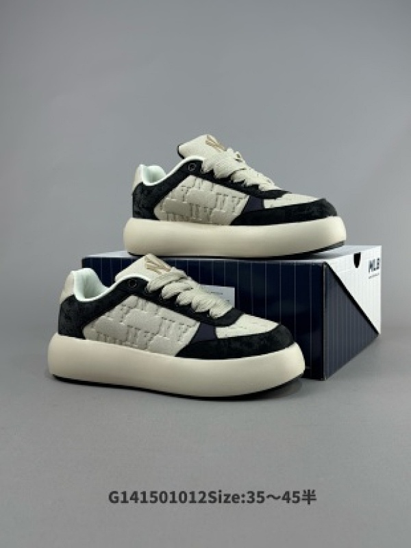 公司级MLB Chunky Liner Basic 人气单品学长鞋系列轻量增高厚底百搭休闲运动板鞋款号3ASXBMN4N (GP001)