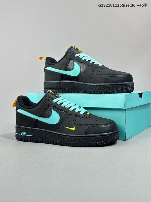 21036-45半 耐克Nike AIR FORCE 107 空军一号低帮百搭休闲运动板鞋货号:DV6809-181