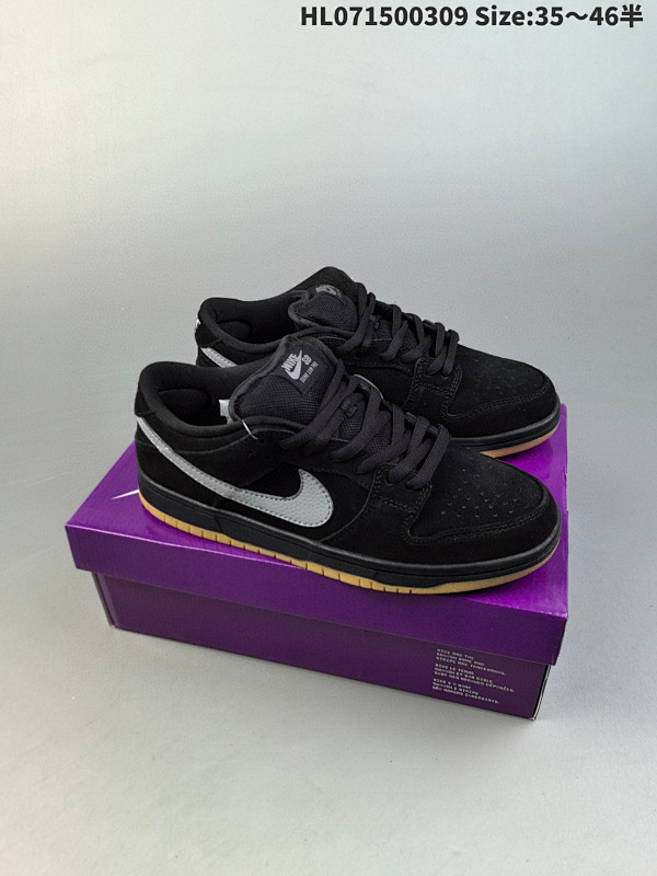 150  Nike Dunk SB Low Black Coral 黑粉拼接 这款配色在物料的选择上货号BQ6817-010 编码HL071500309 Size:3546半