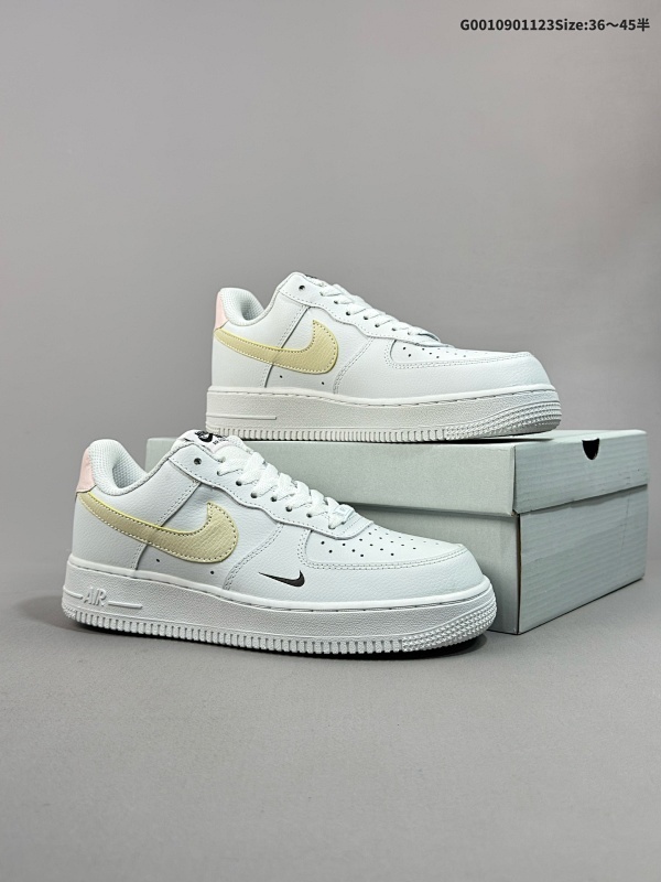 9036-45半 耐克Nike Air Force 107 空军一号小勾经典低帮百搭休闲运动板鞋  HF9922 100