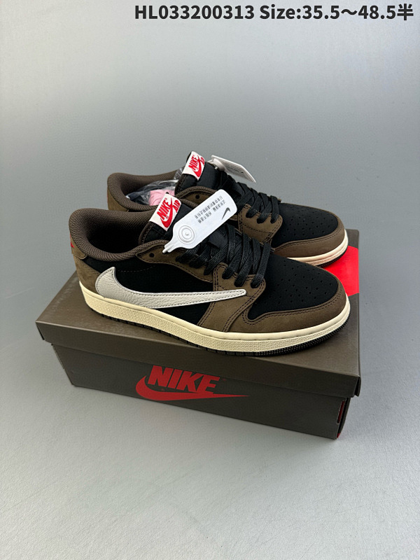 320公司级 头层打蜡鞋带 Travis Scott x Air Jordan 1 Low Golf 低帮 HL033200313 Size:35.548.5半货号FZ3124-200