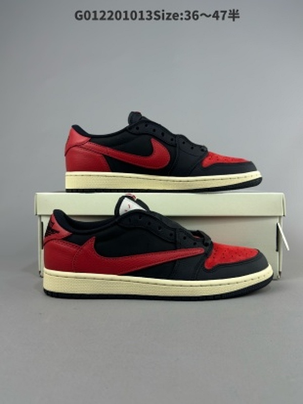 Travis Scott x Air Jordan 1 Low 低帮 黑红倒勾联名 AJ1 乔丹1代 aj1 乔1 低邦 黑红倒勾联名货号DM7866-061