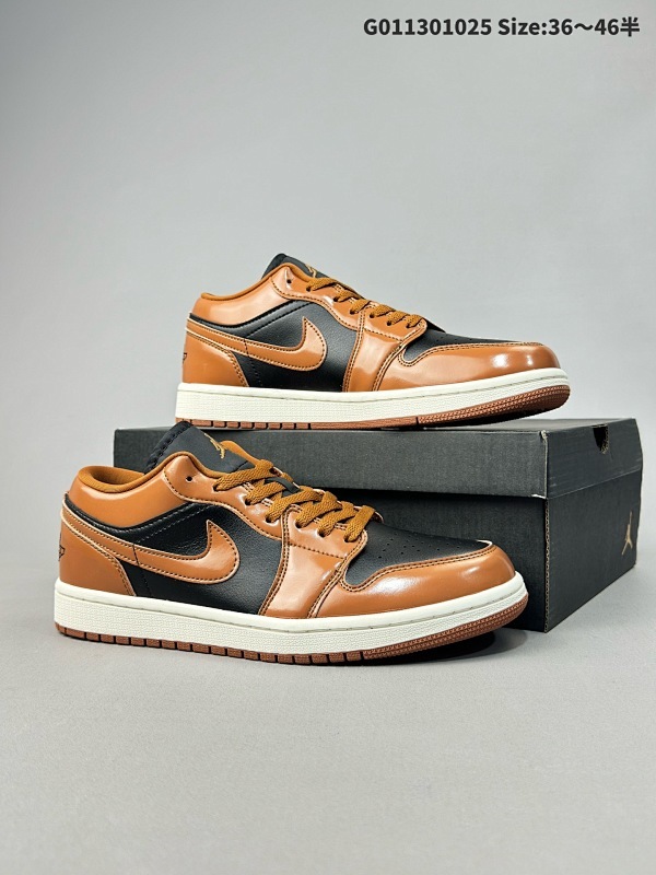 Air Jordan 1 Low WMNS "Archaeo Brown" 低帮 棕黑 AJ1 乔丹1代 aj1 乔1 低邦 棕色 乔丹篮球鞋系列货号DC0774-021