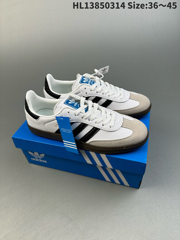 85 adadis Original SambaO Classic 复古单品 复古桑巴板鞋 这款桑巴鞋展示了高质量的工艺货号B75806 编码 HL13850314 Size:3645