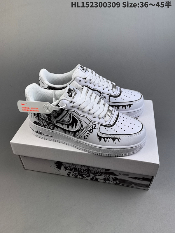 230  公司级Air Force 1 Low07 海贼王配色 空军一号低帮休闲板编码HL152300309 Size:3645半货号CW2288-301