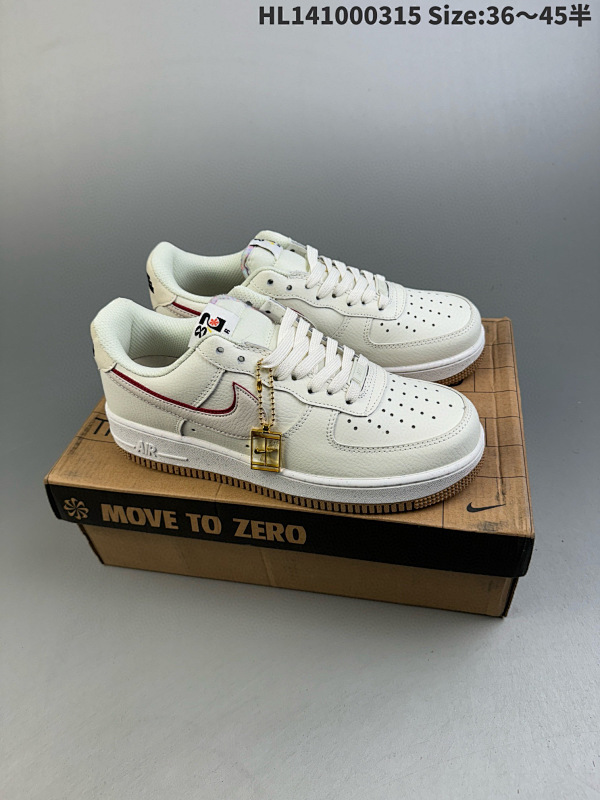 100 耐克Nike Air Force 1 Low  空军一号低帮百搭休闲运动板鞋HL141000315 Size:3645半货号DX6065-101