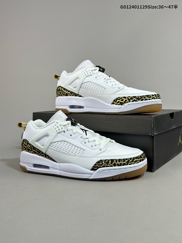 24036-47.5半 Air Jordan 3.5 Spizike Low "Mocha Gold" 低帮 白金男货号HJ9019-100 女货号HJ9022-100
