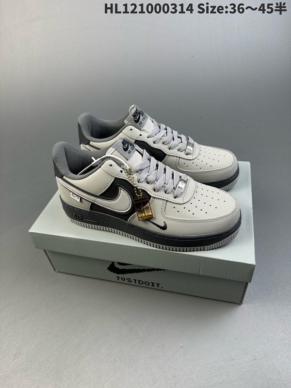 100  耐克Nike Air Force 1 Low  空军一号低帮百搭休闲运动板鞋货号DB3301 033 编码 HL121000314 Size:3645半