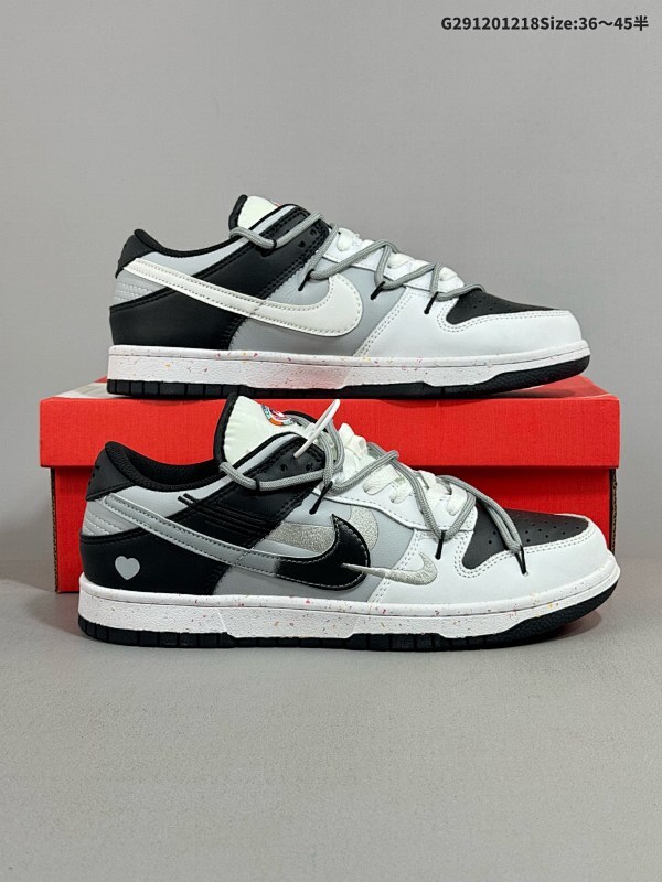 12036-45半  Nike SB Zoom Dunk Low 板鞋 三钩系列经典百搭休闲运动板鞋 鞋舌的填充货号FD4623-134-12