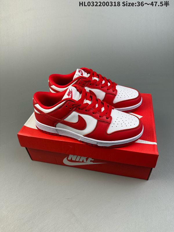 220 公司级Nike Dunk Low University Red 耐克 SB 低帮货号CU1727-100  HL032200318 Size:3647.5半