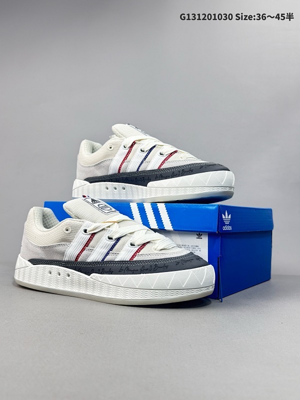 12036-45半 Adidas Adimatic Low 马蒂奇系列低帮 复古鲨鱼面包鞋运动休闲滑板板鞋 货号:IH3265