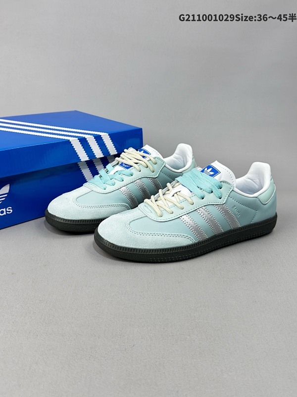 10036-45半 阿迪达斯 德训鞋 ADIDAS ORIGINALS SAMBA OG SHOES 经典运动鞋小白鞋货号B75806